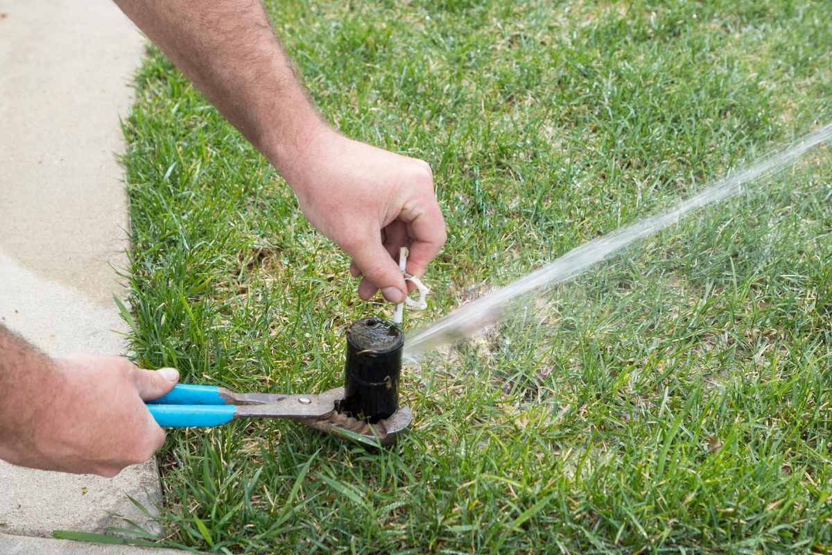 Lawn Sprinkler System Installation